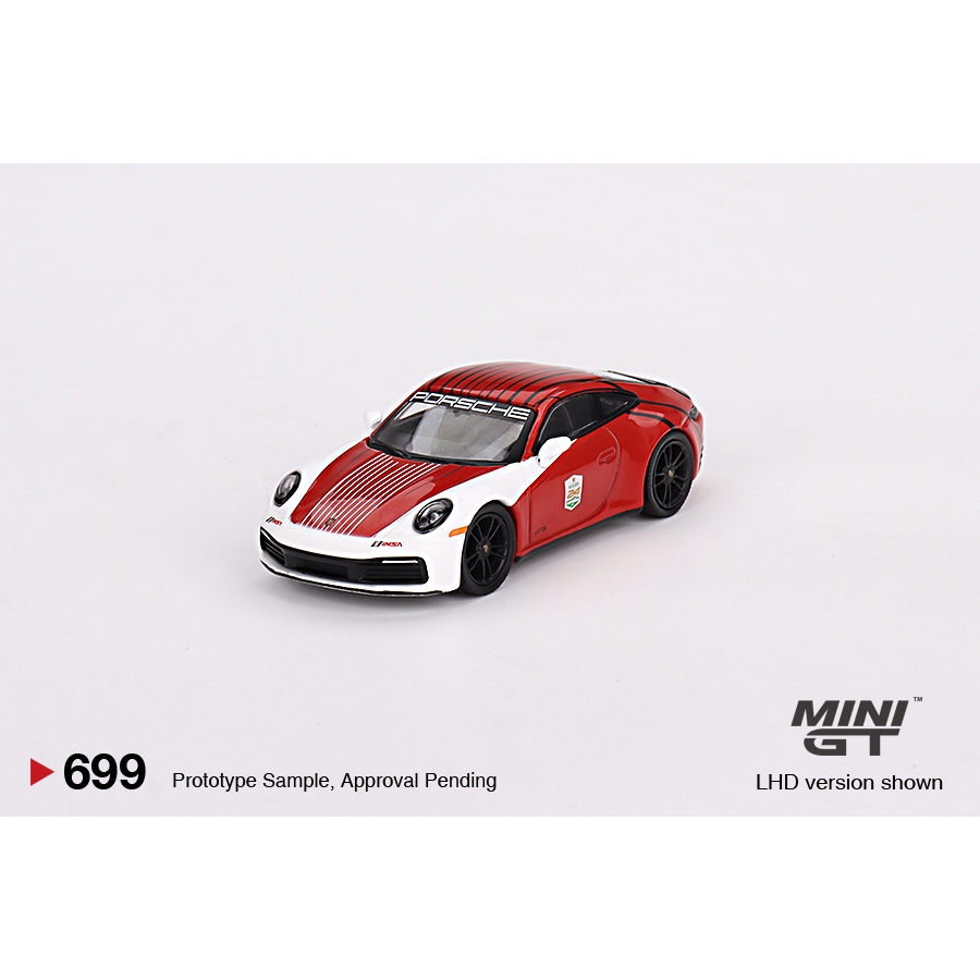 【模例】Mini GT 1/64 Porsche 911 (992) Carrera S Daytona24 安全車