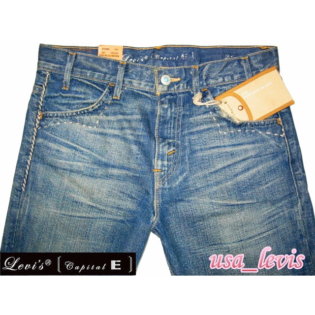 USA製【高價LVC現貨25腰】美國Levis Capital E 大E 手工破萬 復刻 646 靴型小喇叭丹寧褲