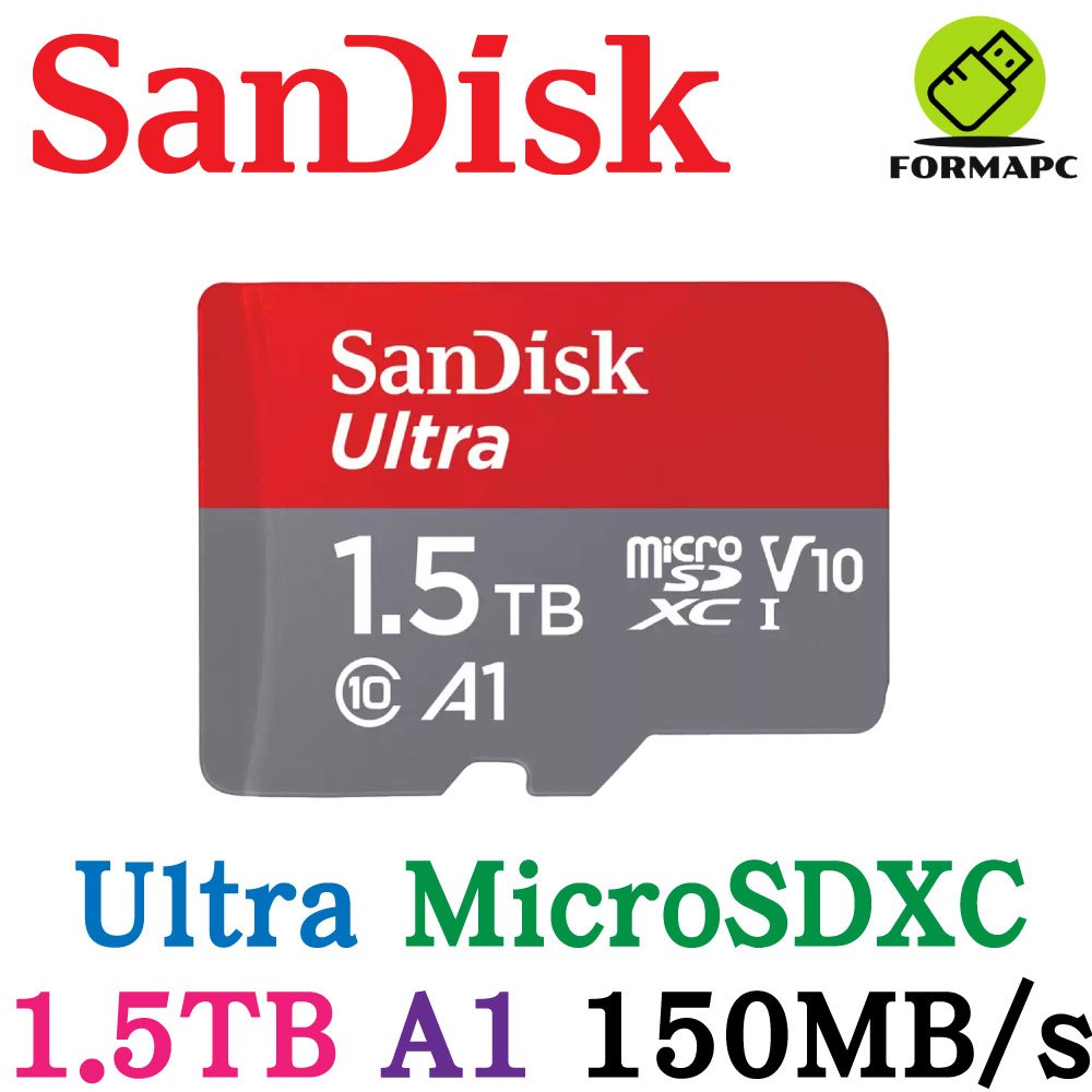 SanDisk Ultra MicroSDXC microSD 1.5T 1.5TB A1 TF 150MB 高速記憶卡