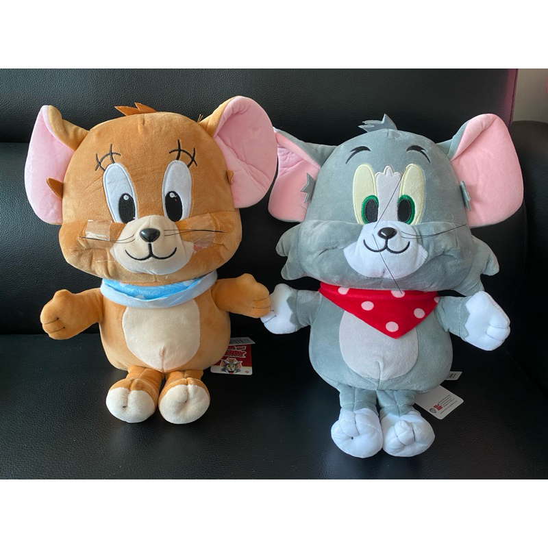正版 娃娃 湯姆貓與傑利鼠 Tom and Jerry 華納兄弟 湯姆貓玩 + 傑利鼠