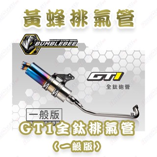 【榮銓】黃蜂 GT1 全鈦排氣管 砲管 鈦管 訂製 直通管 DRGBT 勁戰 BWSR KRV DRG 水冷B