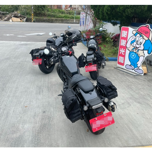 Rebel 1100T MT防水側包 適用於 本田 叛逆者500改裝金屬馬鞍箱包支架 rebel500S