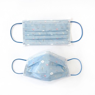 ✨新色上架✨【小藍花】 機能運動MIT&MD雙鋼印成人醫療口罩30入/盒