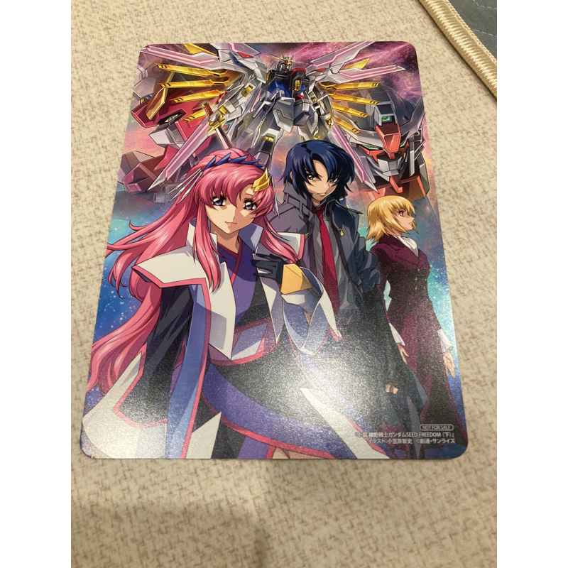 日版 鋼彈seed freedom 小說 特典 插圖卡