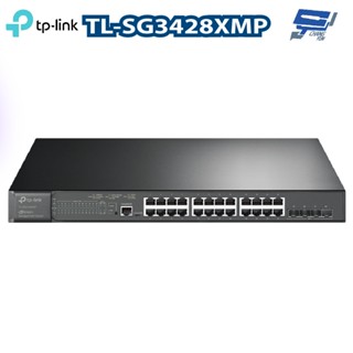 TP-LINK 昌運監視器 TL-SG3428XMP JetStream 24埠 Gigabit 管理型交換器