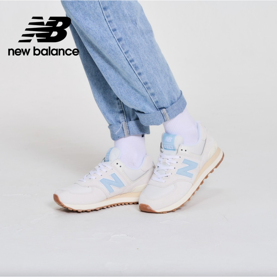 𝐌𝐫.𝐏𝐚𝐧𝐠𝐤𝐚©NEW BALANCE 574 寶寶藍 米白 麂皮 復古 運動 休閒 女鞋 WL574QA2