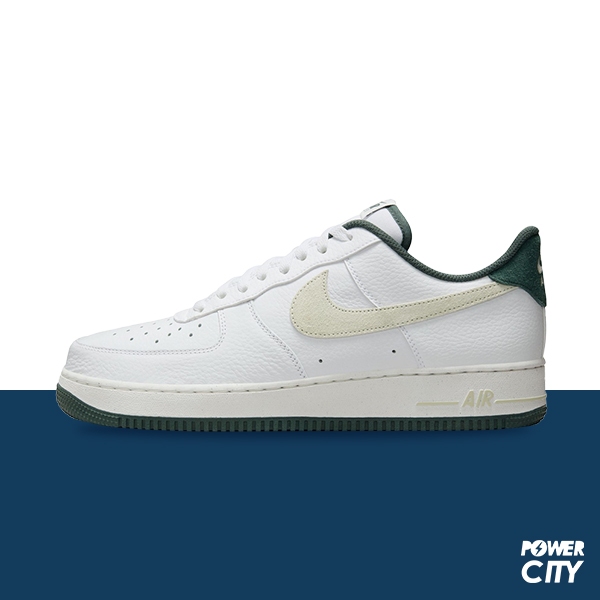 【NIKE】Nike Air Force 1 07 LV8  休閒鞋 運動鞋 白綠 男鞋 -HF1939100
