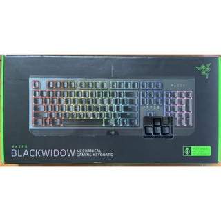 Razer 雷蛇 BlackWidow Mechanical Gaming Keyboard 有線綠軸機械鍵盤