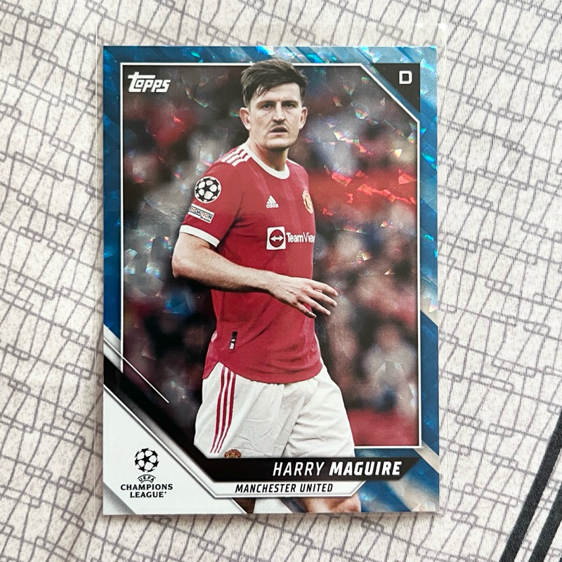 ⚽️ Harry Maguire /99 Icy Blue Foil 球員卡 足球 足球卡 Topps