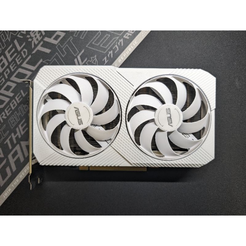 二手極新 ASUS DUAL RTX3060 8G OC White 顯示卡（非礦卡）