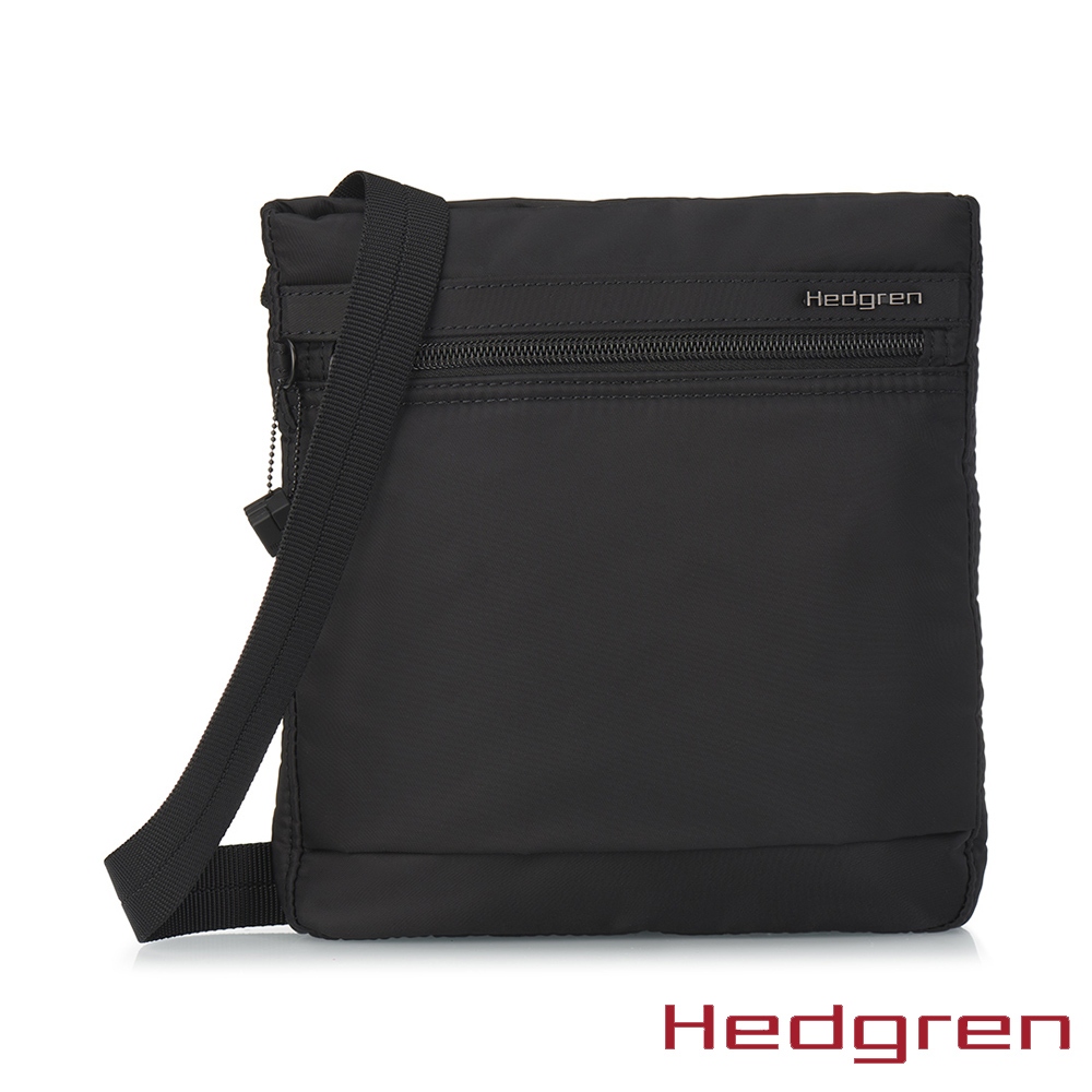 Hedgren INNER CITY系列 RFID防盜 方形 小側背包 黑色