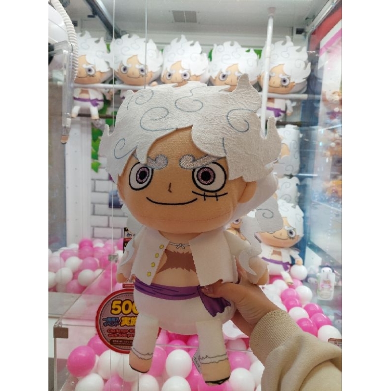 日本帶回景品 海賊王 魯夫 太陽神尼卡型態大娃娃