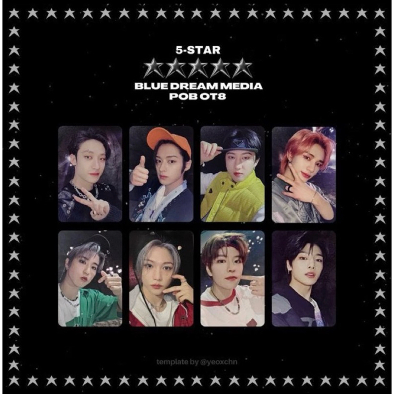 STRAY KIDS 「★★★★★ 5-STAR」 BDM特典 方燦Leeknow彰彬 鉉辰Han Felix昇玟I.N