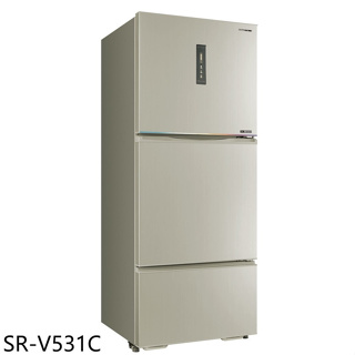 SANLUX台灣三洋【SR-V531C】530公升三門變頻冰箱(含標準安裝)
