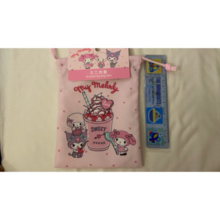 日本帶回 三麗鷗 SANRIO 束口袋 酷洛米 美樂蒂