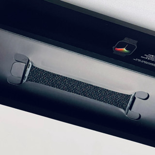 二手極新 Apple Watch 41mm Black Unity 編織單圈錶環 2號