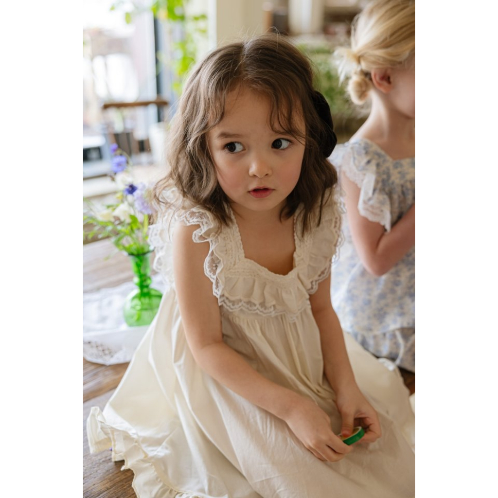 《預購》Flo 茱莉絲公主洋裝｜兒童短袖 兒童衣服 兒童 兒童睡衣 兒童洋裝 韓國童裝