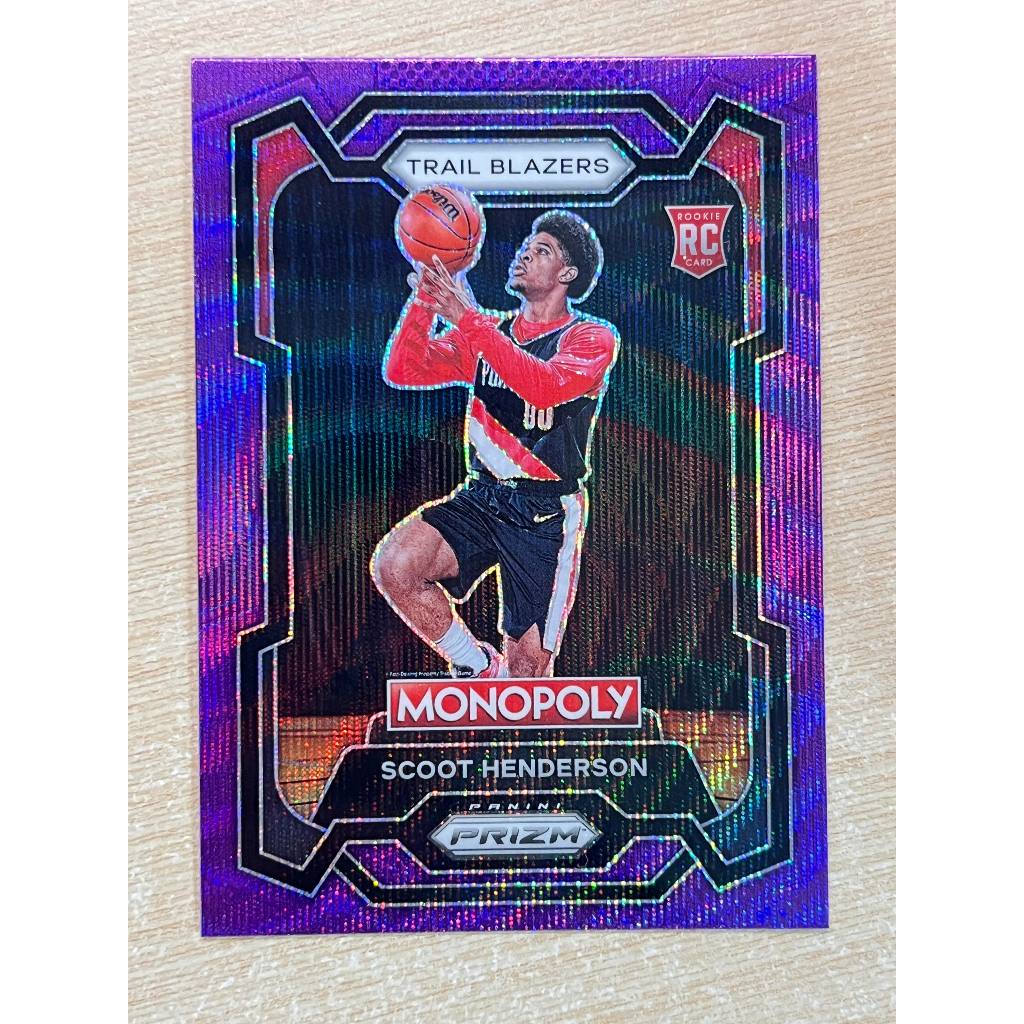 2023-24 PRIZM Scoot Henderson 紫波 MONOPOLY 大富翁 新人 RC NBA 687