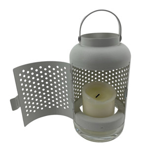 ❮二手❯ 瑞士 IKEA 宜家家居 燭臺 Lantern for Tealight Candle 白色 燭臺 蠟燭 停電