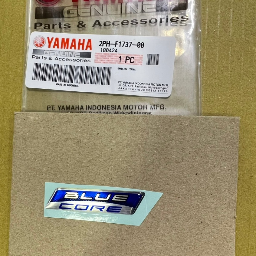YAMAHA X-MAX XMAX 300 原廠 大盾 側蓋 BLUE CORE 貼紙 標誌 2PH-F1737-00