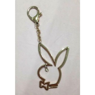 正品│PLAYBOY金色鏤空兔頭吊飾-包包吊飾 鑰匙吊飾 鑰匙圈
