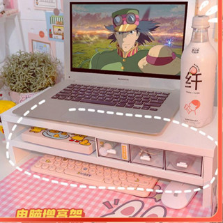 🍀桌上架🍀 收納架 電腦增高架 螢幕架 主機架 桌上置物架 電腦顯示器屏增高架底座辦公室桌面鍵盤收納置物架子宿舍墊高支架