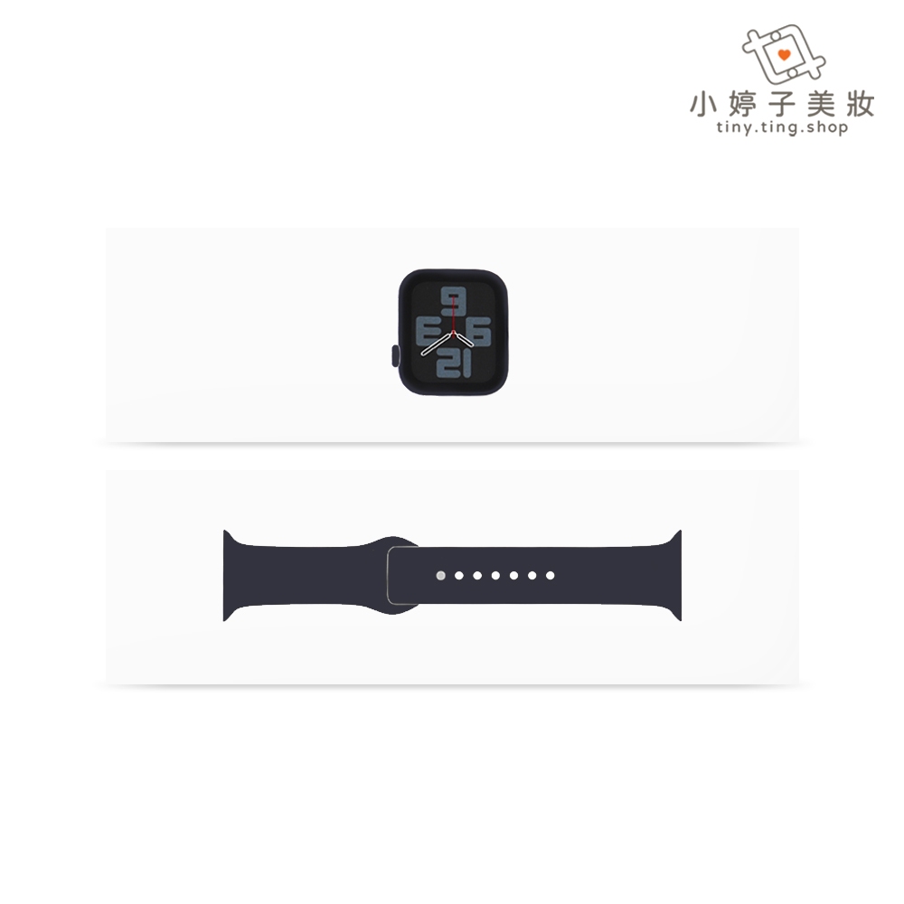 Apple Watch SE2 44mm 午夜/午夜錶帶 小婷子美妝-百貨 (限面交)