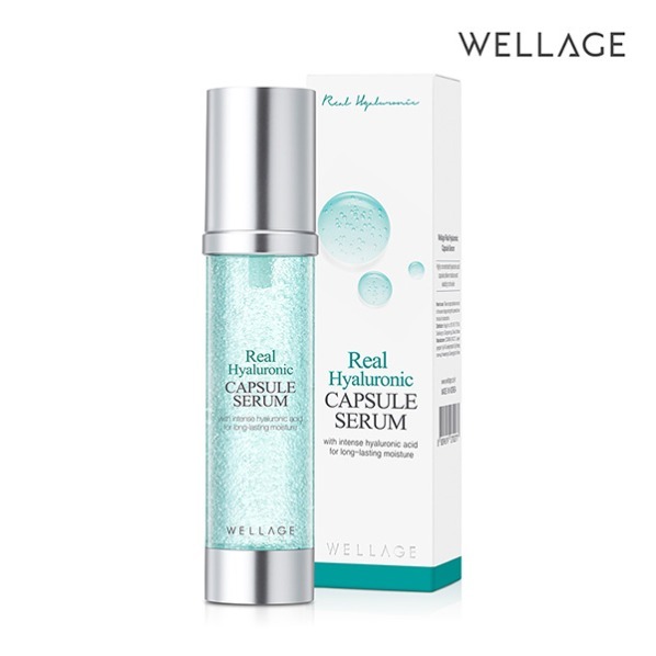 現貨【WELLAGE】玻尿酸保濕膠囊精華50ml／韓國官網直購。特價690╭☆WaWa韓國美妝代購☆╮