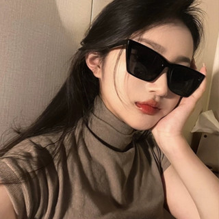 冷酷歐美質感貓眼潮流墨鏡 太陽眼鏡 圓框 方框 造型 美式 風格 流行 百搭 穿搭 必