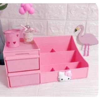 hello kitty凱蒂貓收納櫃桌上型收納櫃裝上小物