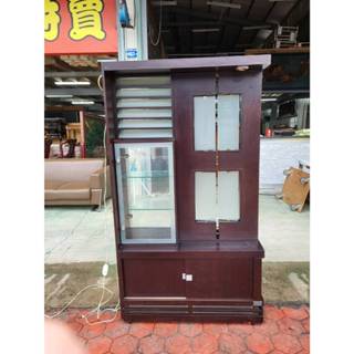 【全省二手貨 總店】二手傢俱*胡桃色玄關櫃 屏風櫃 玄關櫃 玻璃櫃 抽屜櫃 酒櫃 收納櫃 置物櫃 鬥櫃 二手傢俱買賣全省
