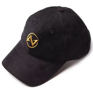 UNDER PEACE INFINITY LOGO / CORDUROY BASEBALL 燈心絨 棒球帽 (黑金色)