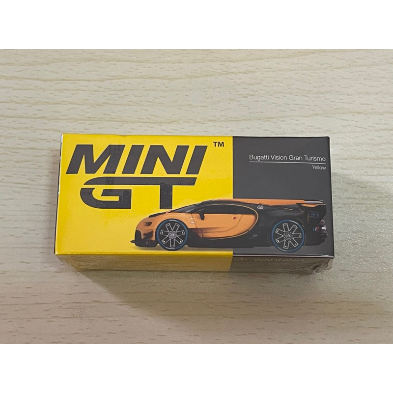 1/64 Mini GT Bugatti Vision Gran Turismo Yellow #317