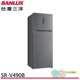 (輸碼94折 HESPE96LD)SANLUX 臺灣三洋 490公升 一級節能 雙門變頻冰箱 SR-V490B