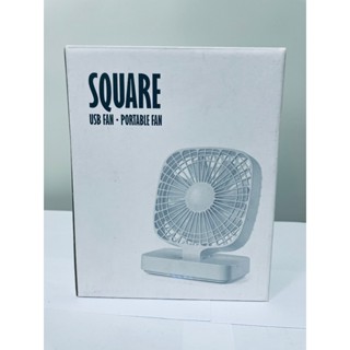 SQUARE USB FAN (USB桌上型 風扇) 露營、車用、辦公桌 *藍色*