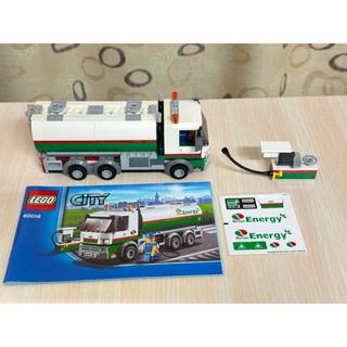 LEGO 60016 Tanker Truck 油罐車 樂高 玩具 積木 City 城市系列 絕版 二手 MOC