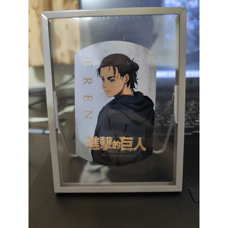 進擊的巨人 艾連葉卡 滿額贈卡 卡片 硬質卡 正版 二手