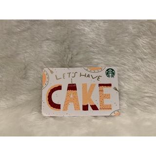 美國 星巴克 STARBUCKS 2018 LETS HAVE CAKE 聖誕系列 紙卡 隨行卡 儲值卡 星巴克卡 收藏