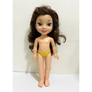 Disney 迪士尼 Q版公主/娃娃-美女與野獸 貝兒(Jakks Pacific)裸娃