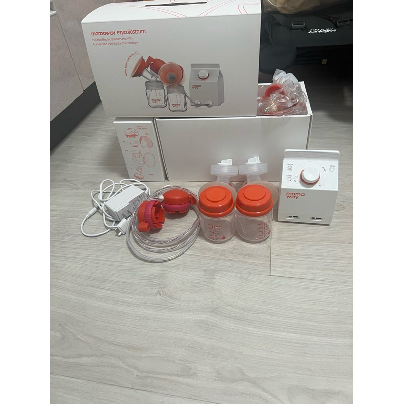Mamaway EzyColostrum電動雙邊熱敷吸乳器3.0(9成5新）