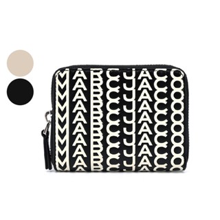 MARC JACOBS THE MONOGRAM 羊皮印花拉鍊零錢包(兩色)｜100%原廠真品｜JS Maxx官方旗艦館