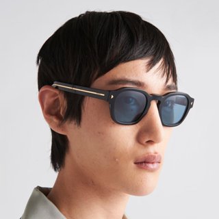 PRADA SPR A16-F 普拉達太陽眼鏡｜潮流板材窄框方形偏光墨鏡 男生品牌眼鏡框【幸子眼鏡】