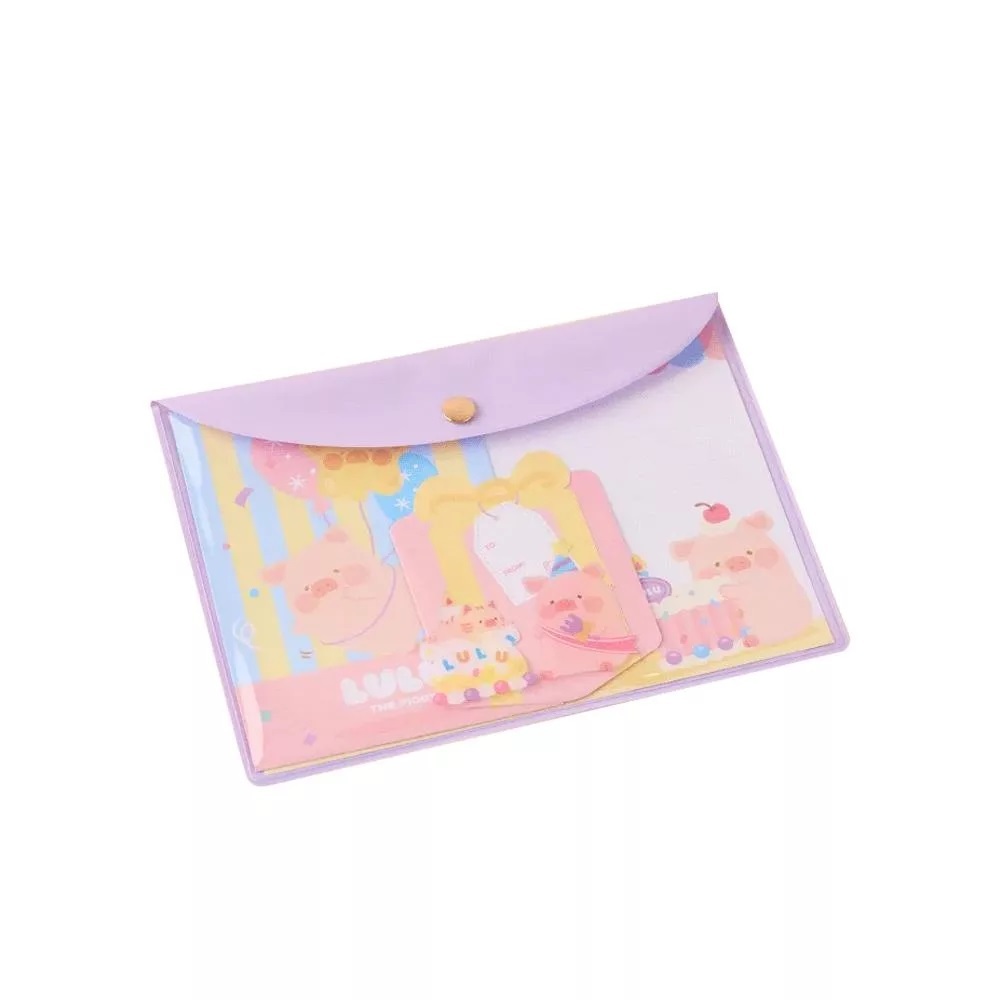 ToyZero 罐頭豬LULU生日系列 信紙 豬帽子模型玩具