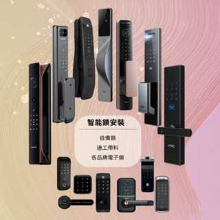 <安裝、代工評估>人臉辨識電子鎖-Kaadas.VOC.Arpha.飛利浦.Aqara.聯泰.Dormakaba電子鎖