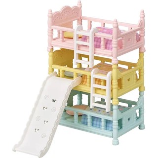 Sylvanian Families日本森林家族 家具配件 嬰兒三層床套組 家家酒玩具(娃娃需另購)