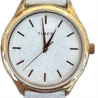 【TIMEX 天美時】風格系列 閃耀手錶 (灰/玫瑰金) TXTW2V01000 32mm 現代鐘錶