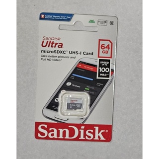 Sandisk Ultra micro SDXC UHS-I Card 記憶卡（64G）