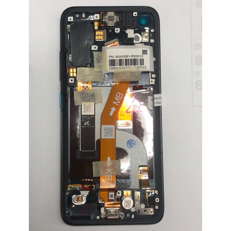 螢幕 帶框總成 適用 華碩 Asus Zenfone8 Zenfone 8 ZS590KS 全新 台灣現貨