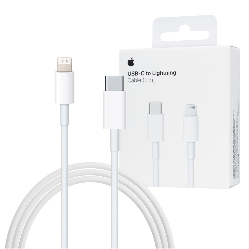 Apple 蘋果原廠官方 USB-C 對 Lightning 連接線 - 2公尺【A2441 / 保固一年】