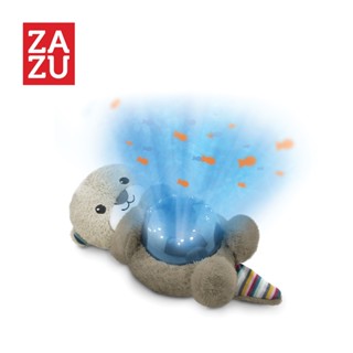 ZAZU 荷蘭 聲控感應 安撫 音樂投影燈 音樂鈴 獺獺好朋友系列-水獺Otto 【YODEE優迪】